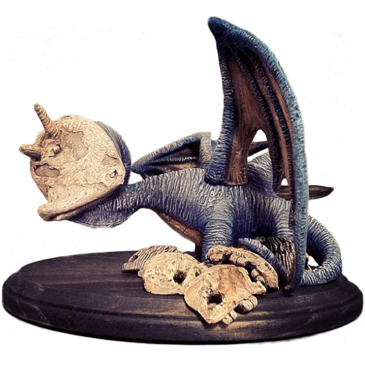The 3 Eyed 3 Horned Flying Shadow Swanicorn by Shadoe Delgado