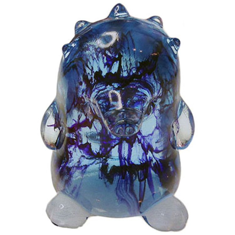 Heathrow The Hedgehog - Blueberry Swirl by Frank Kozik