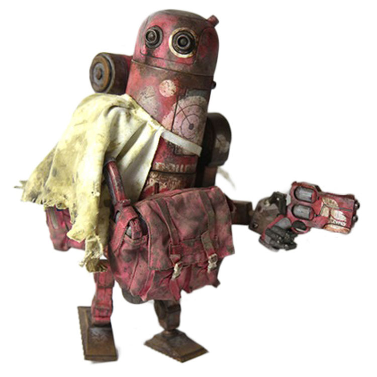 Bromwich Bertie Damaged MK3.5 by Ashley Wood