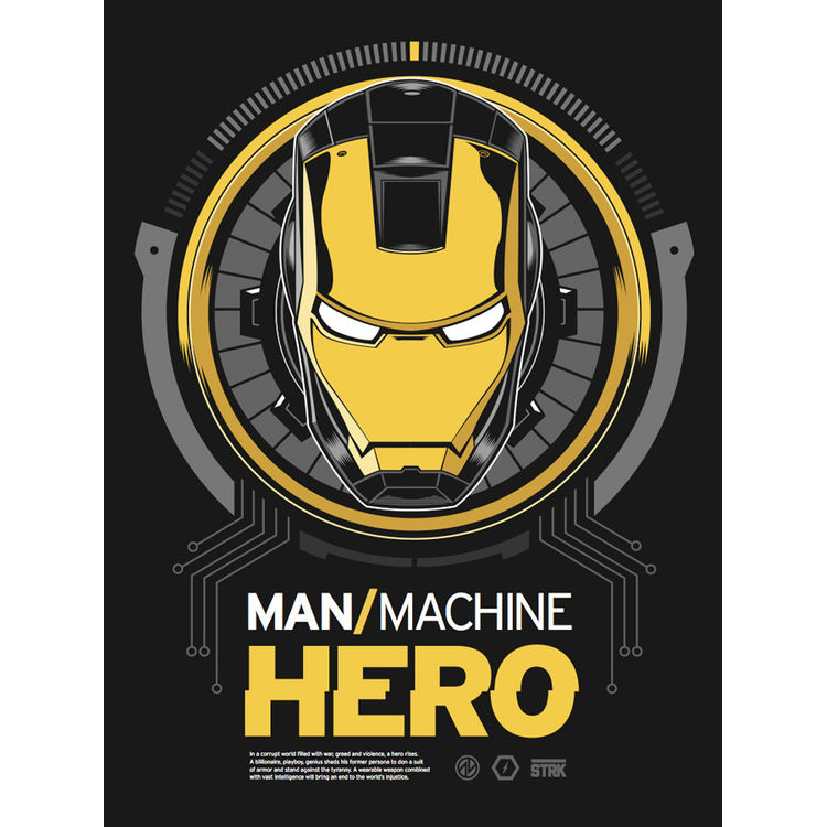 Man|Machine|Hero - Variant by Adam Limbert