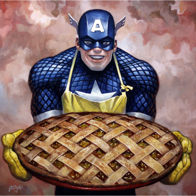 Captain American Pie by Aaron Jasinski
