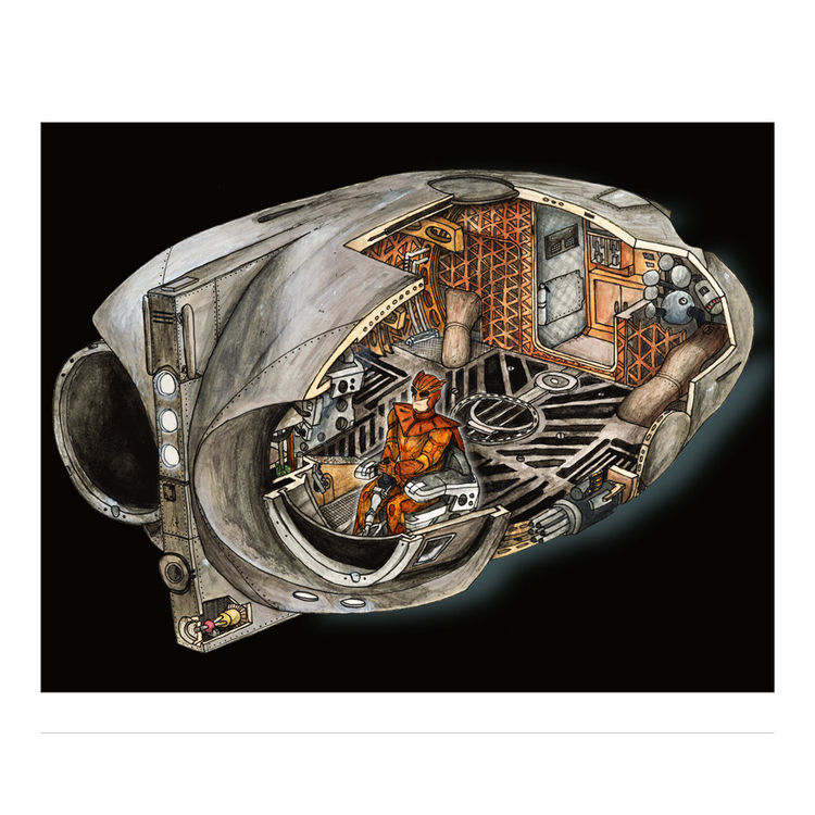 Owl Ship by Alex Gabbot