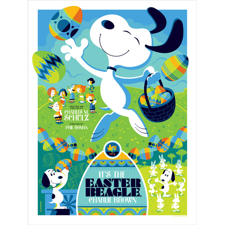 It’s the Easter Beagle, Charlie Brown by Tom Whalen