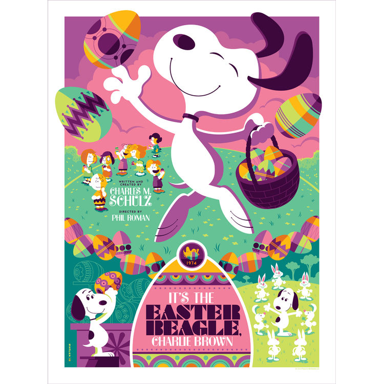 It’s the Easter Beagle, Charlie Brown - Variant by Tom Whalen