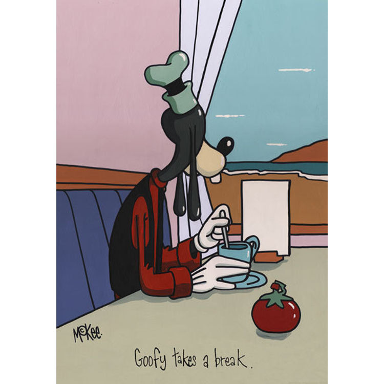 GOOFY TAKES A BREAK by Pete McKee