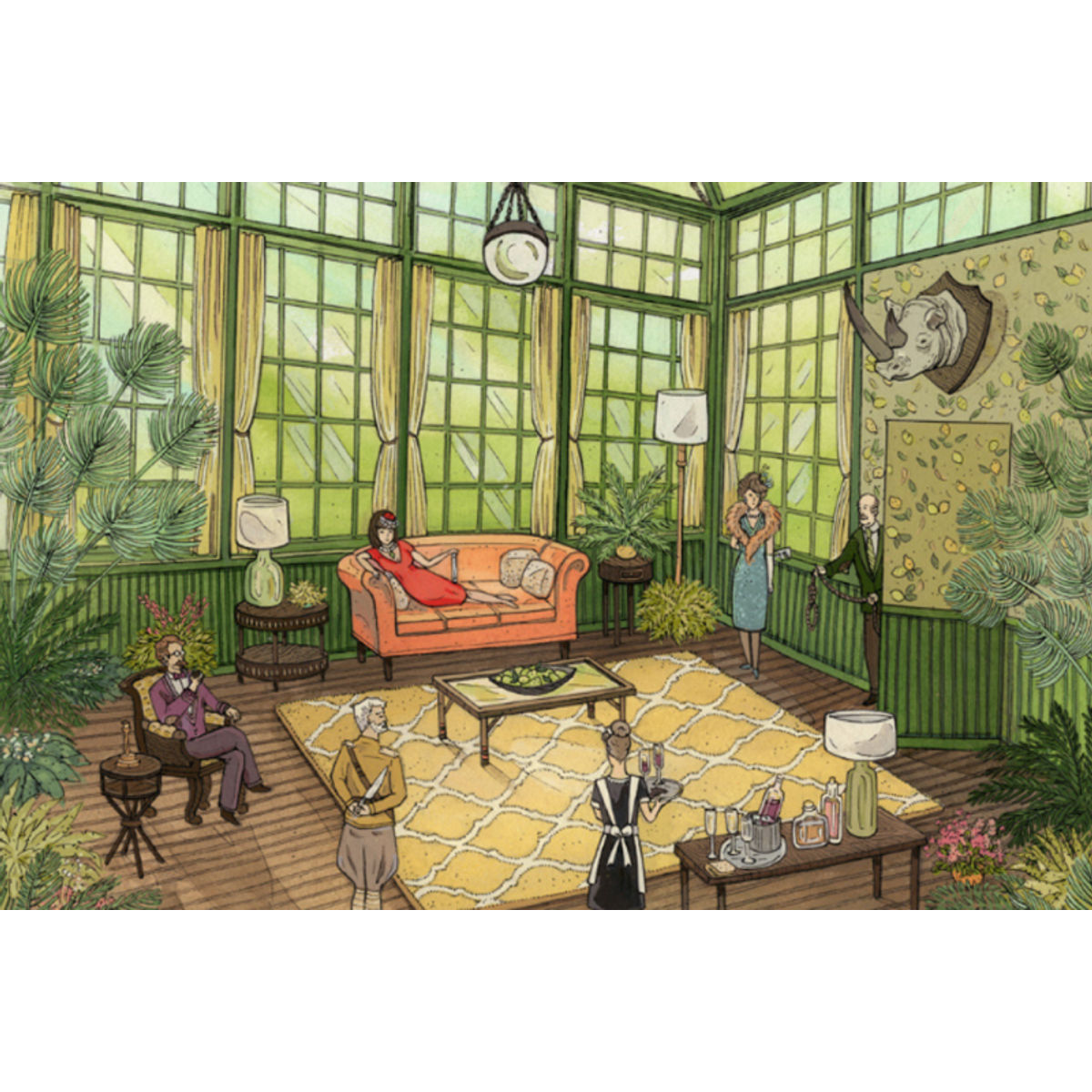 In the Conservatory