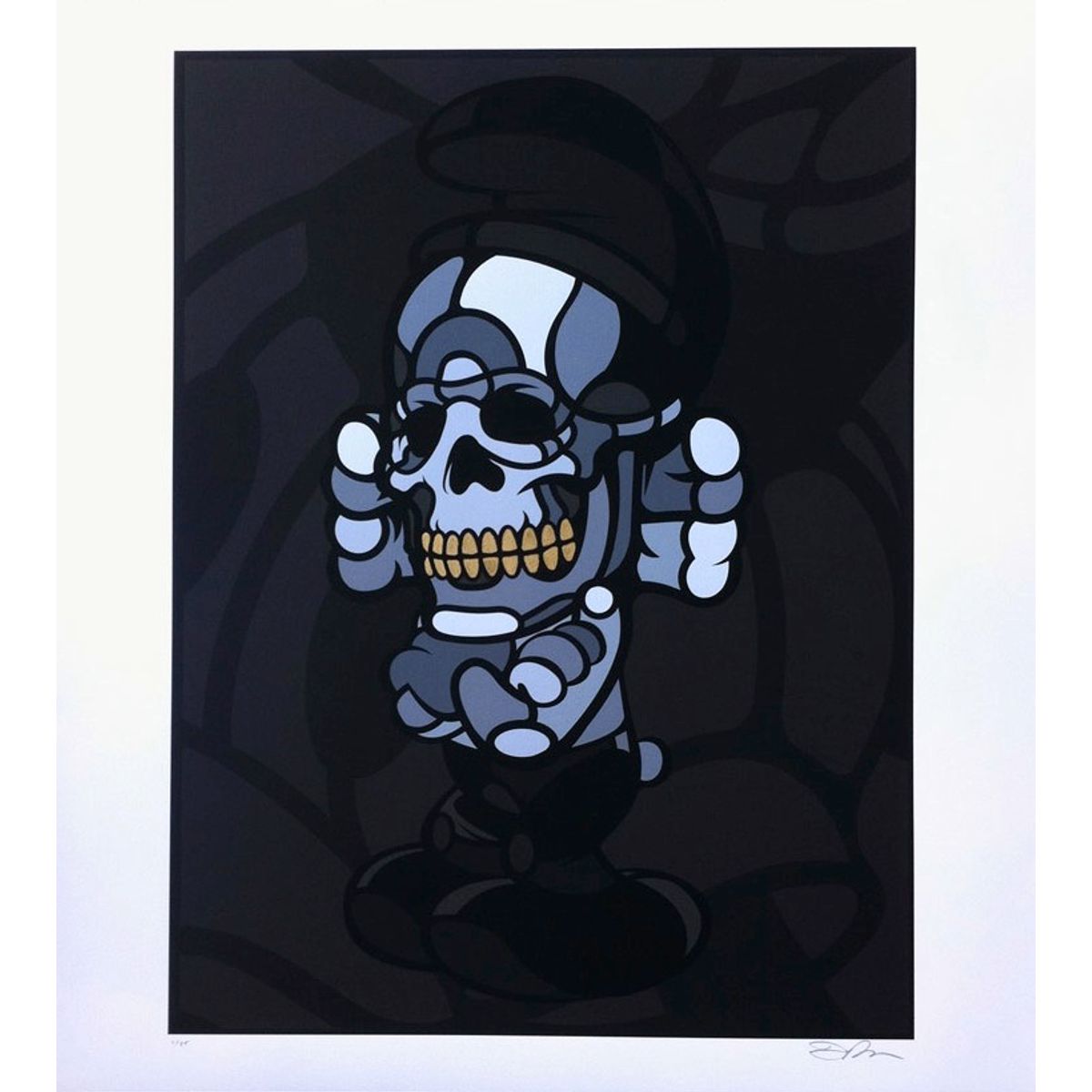 David Flores x HellFire Canyon Club:Deathead S'murks Giclee Print