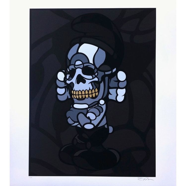 David Flores x HellFire Canyon Club:Deathead S'murks Giclee Print by David Flores