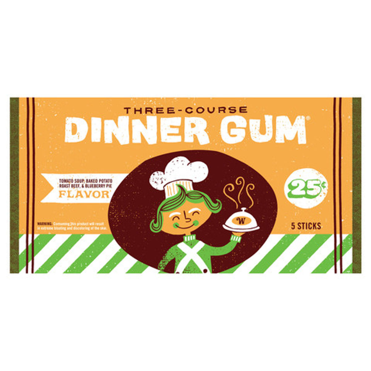 Three-Course Dinner Gum