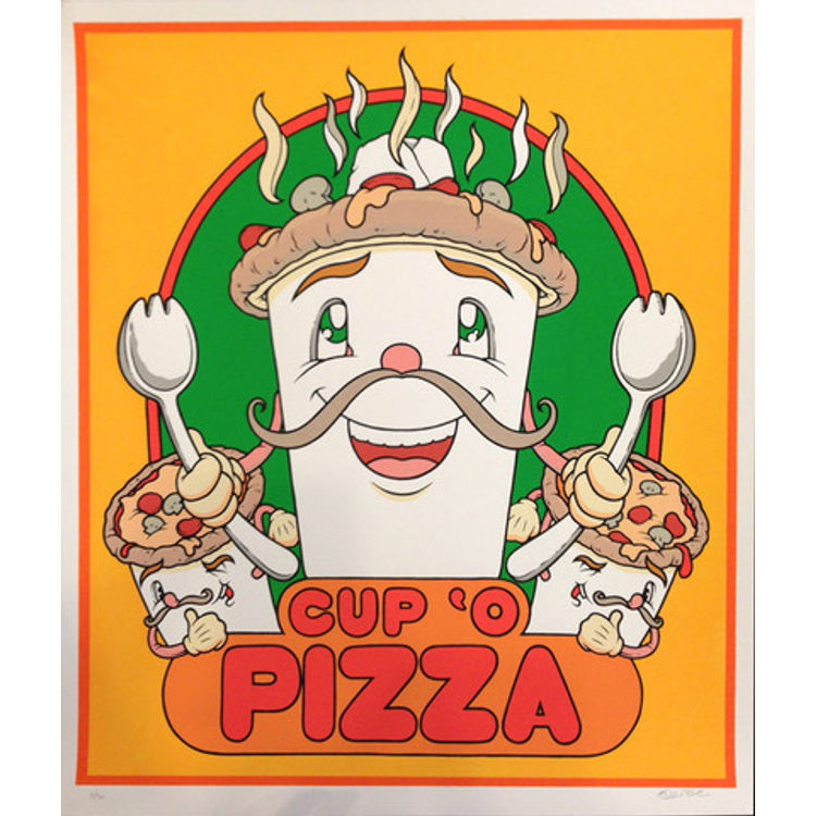 Untitled (Cup o' Pizza) by Mike Budai