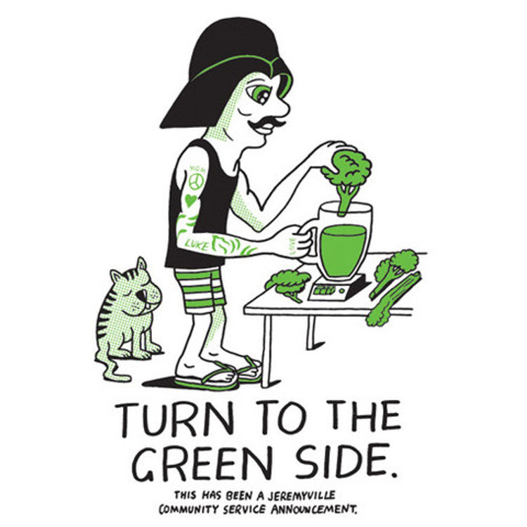 Turn To The Green Side by Jeremyville