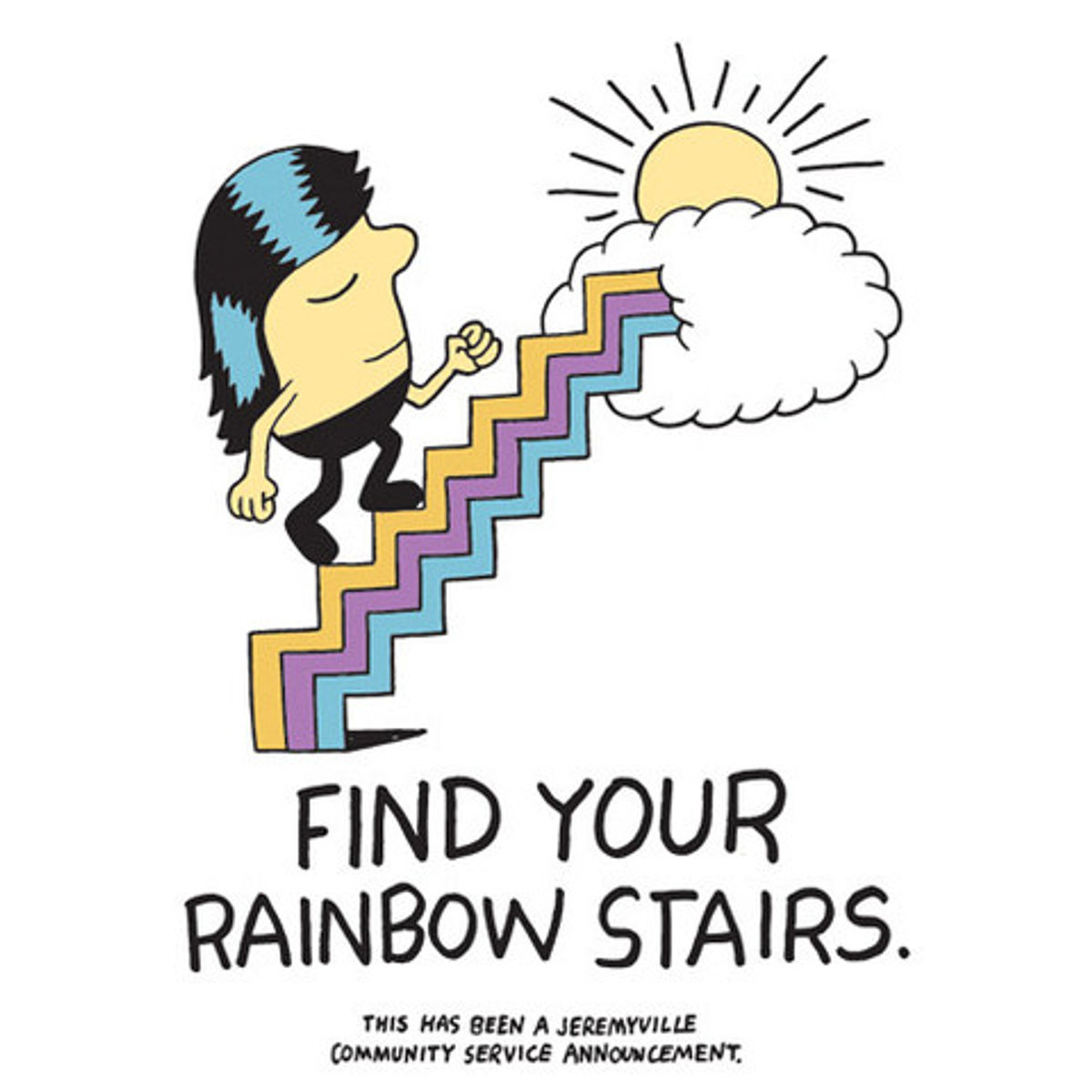 Find Your Rainbow Stairs