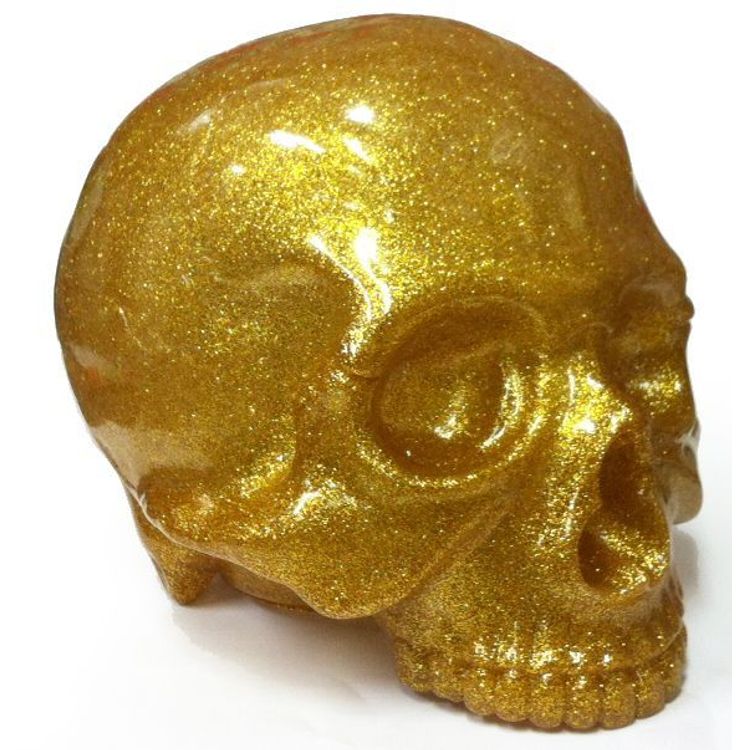 SKULL HEAD - GOLD RAME SET by Secret Base