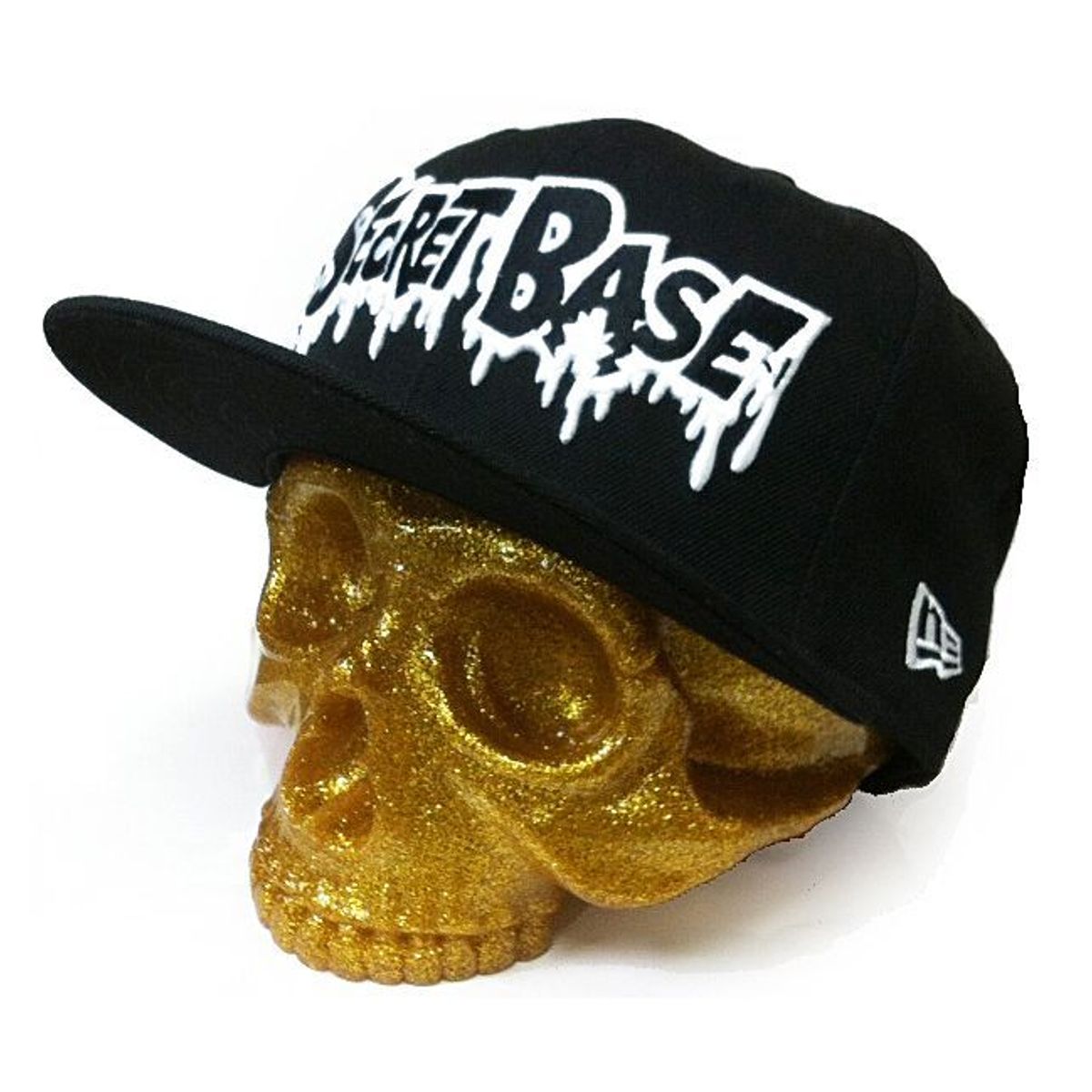 SKULL HEAD - GOLD RAME SET