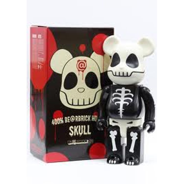 horror skull 400% be@rbrick by Medicom