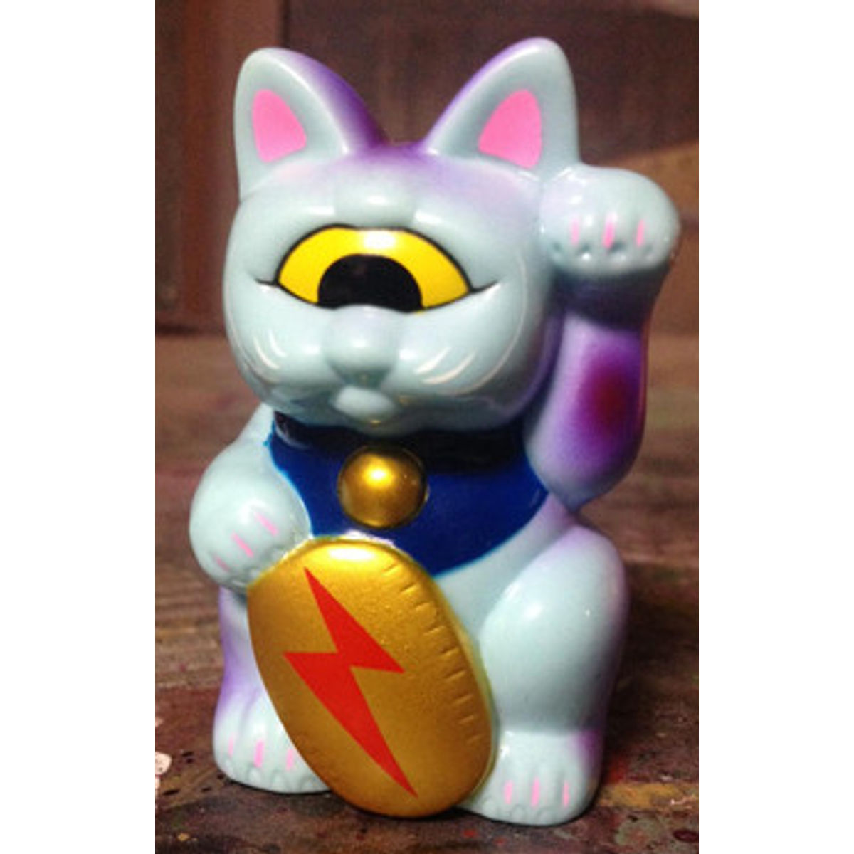 Mini Fortune Cat - Baby Blue