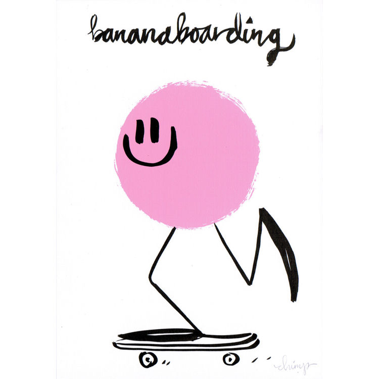 Bananaboarding by Dave the Chimp