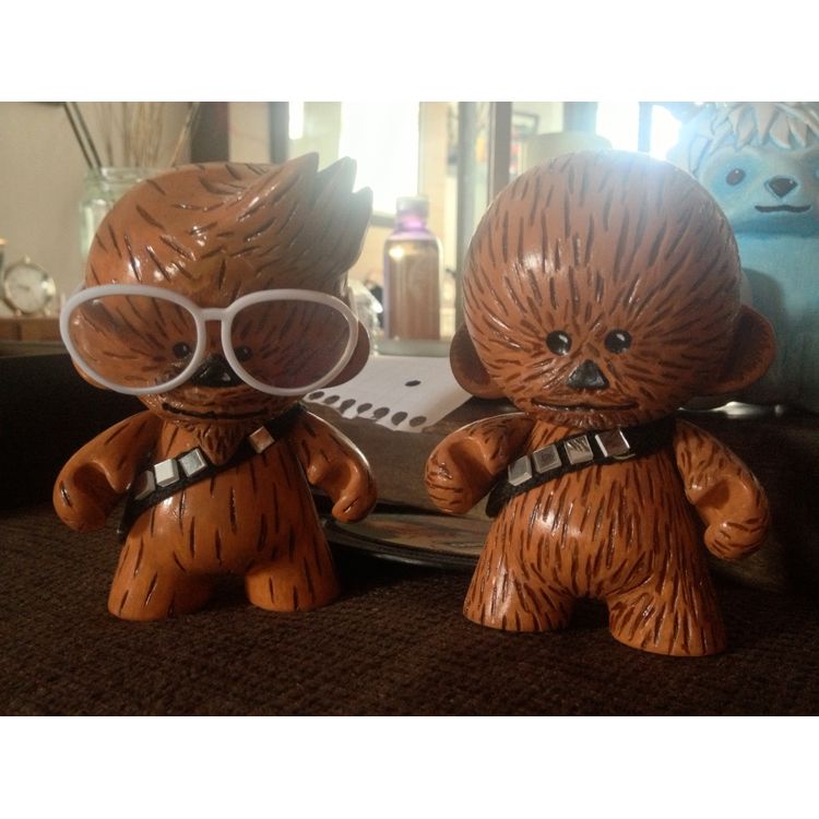 hipster and pre-school chewie by Darren Clegg