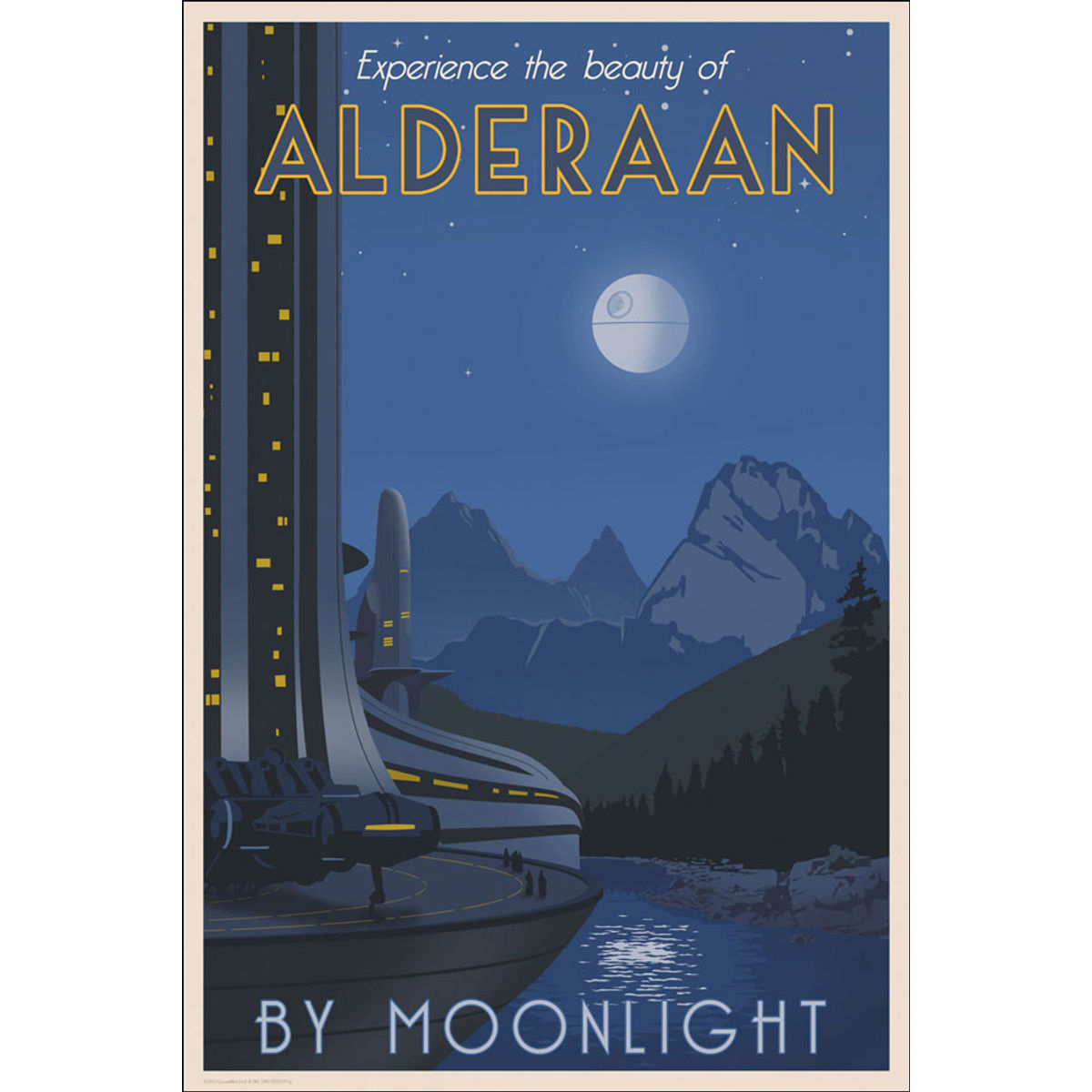 Alderaan By Moonlight