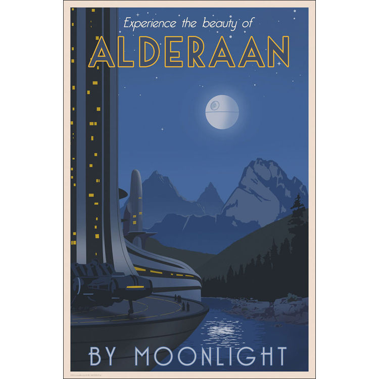 Alderaan By Moonlight by Steve Thomas