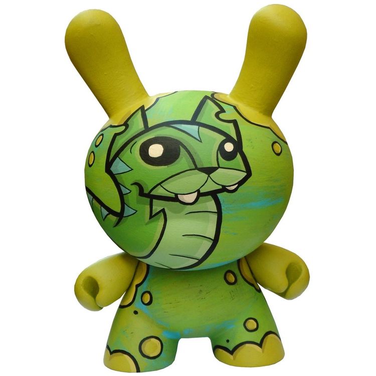 Kittypillar Dunny (Handpainted) by Joe Ledbetter