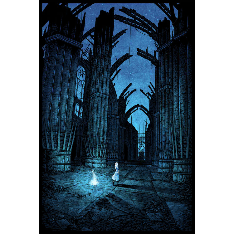 In the House of the Undying (screen print) by Daniel Danger