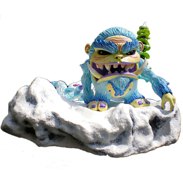 Yeti Groper with Mountain Goat by SeriouslySillyK (Kathleen Voigt)