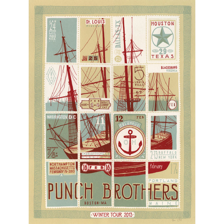 Punch Brothers - Winter Tour 2013 by Landland