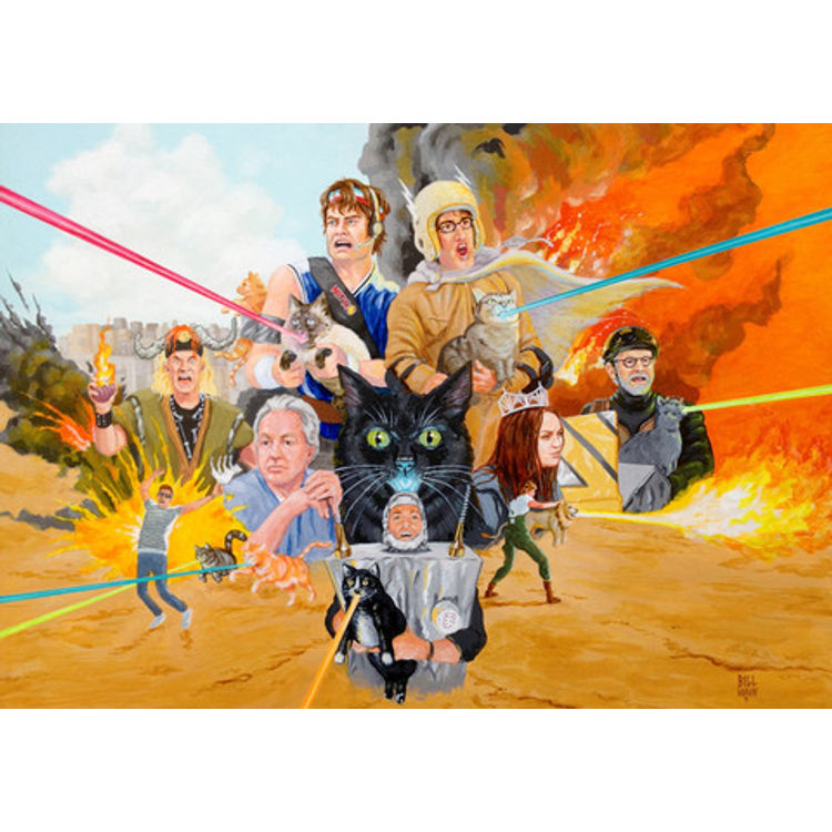 Laser Cats by Bill Main