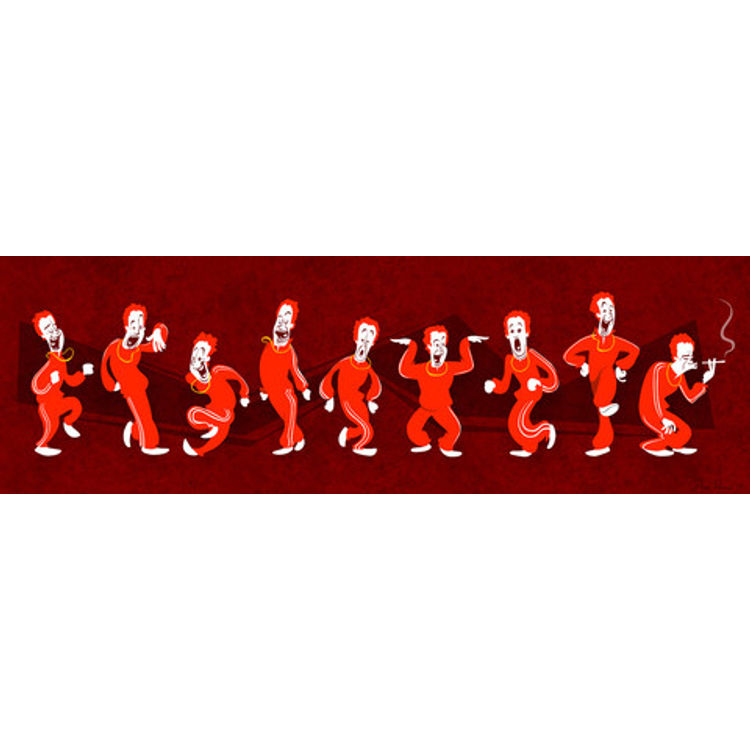 Red Track Suit by Dave Pryor