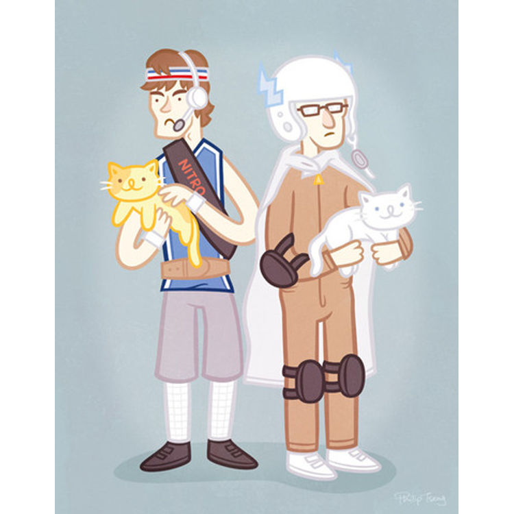 Laser Cats by Philip Tseng
