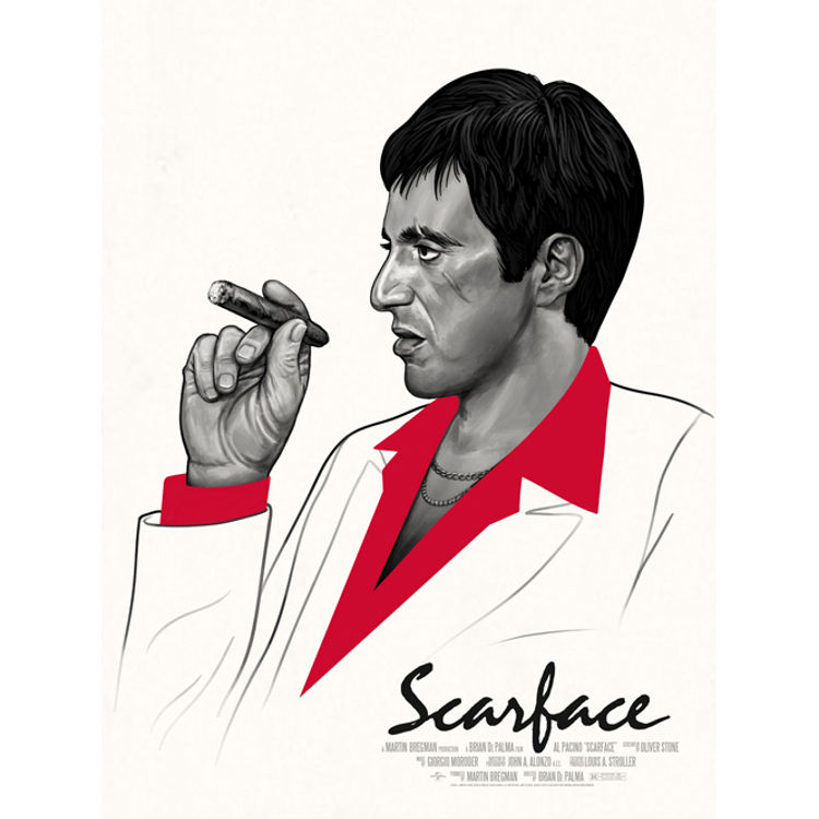 Scarface - Variant by Mike Mitchell