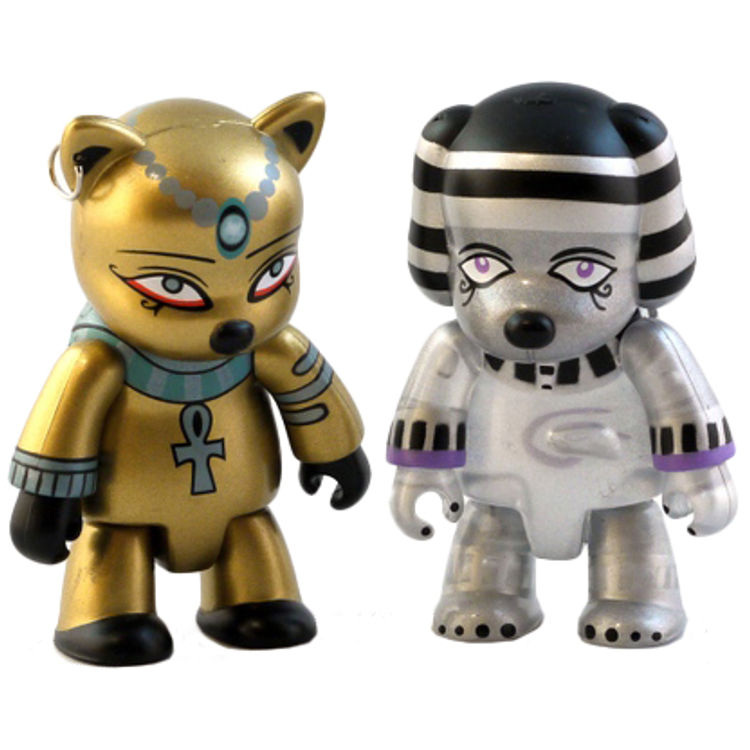 Pussycat of the Damned & Dog of the Dead (Pearlescent Dog Version) by Anna Puchalski