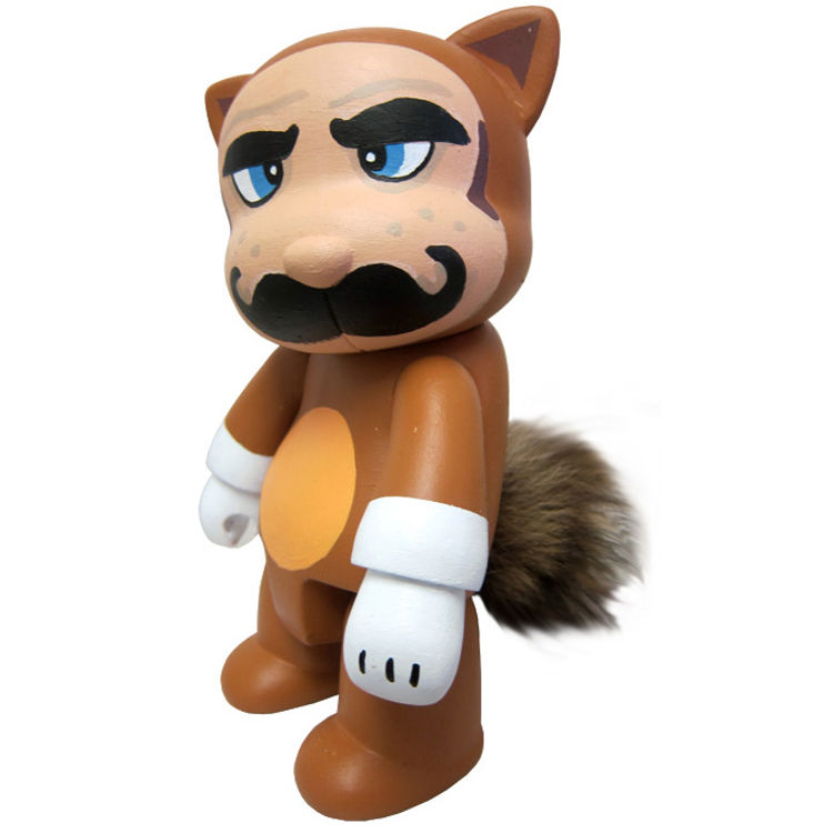 Raccoon Tanooki Mario - Handlebar by Albert Art