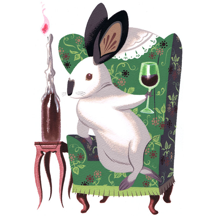 Classy Rabbit by Tiny Kitten Teeth (Becky Dreistadt)