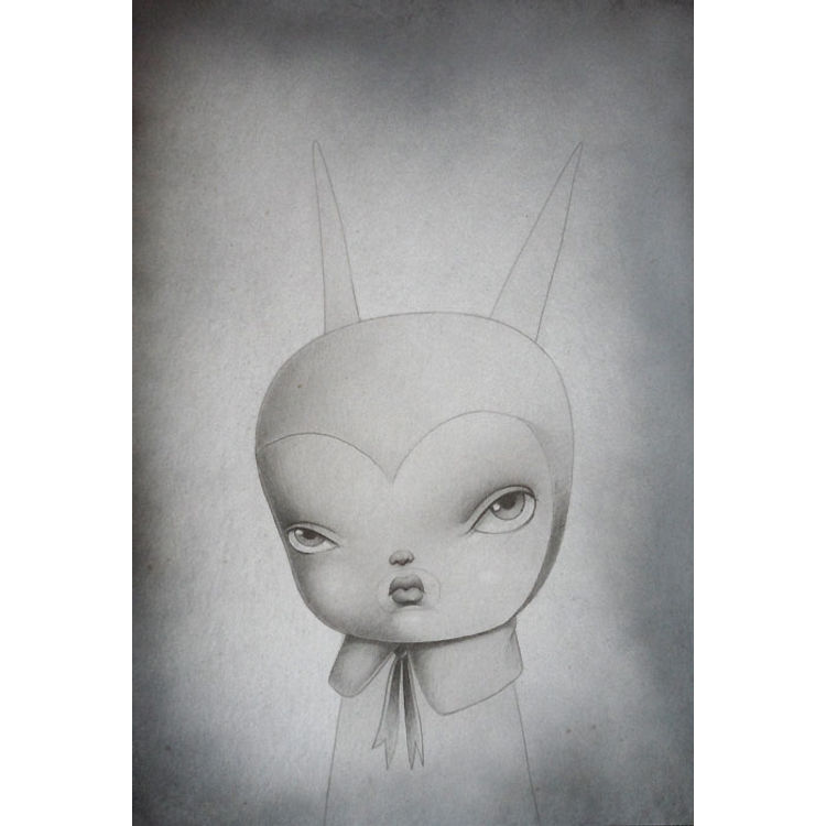 Batboy Study by Kathie Olivas