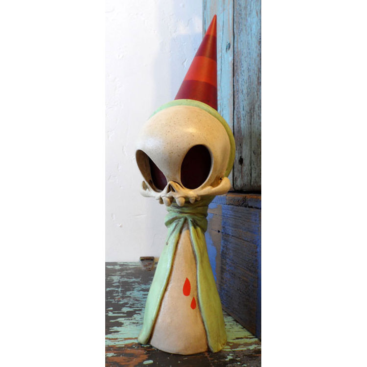 Green Cannibal Greeter by Kathie Olivas