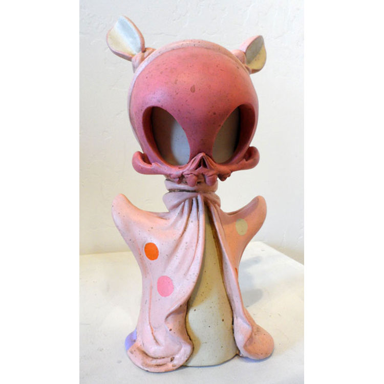 Pink Spotted Boo by Kathie Olivas