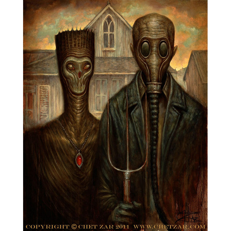 Post American Gothic by Chet Zar
