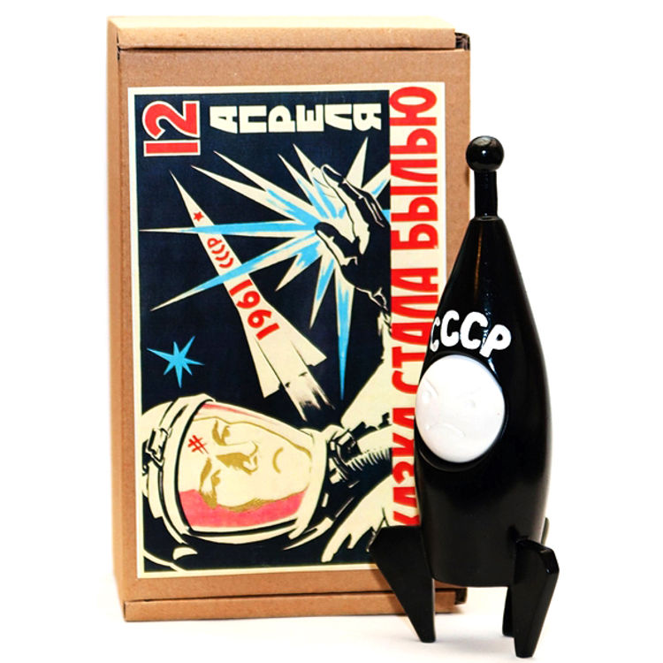 Big Gagarin in Rocket - Black by Patient № 6 (Alexandr Otsabera)