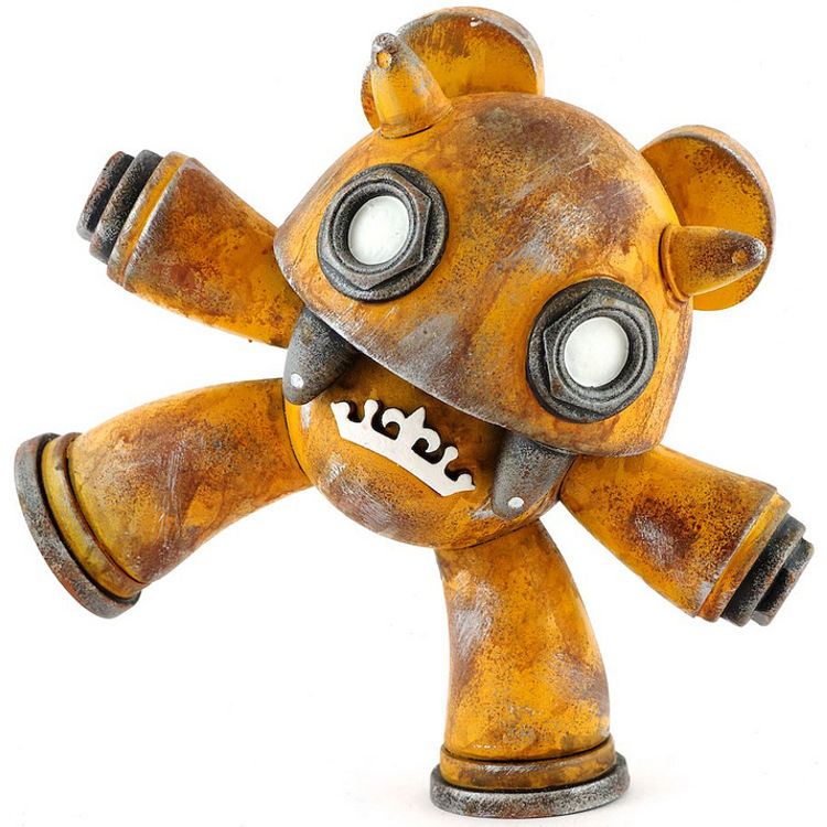 Little Devil Teeter - Yellow by Cris Rose
