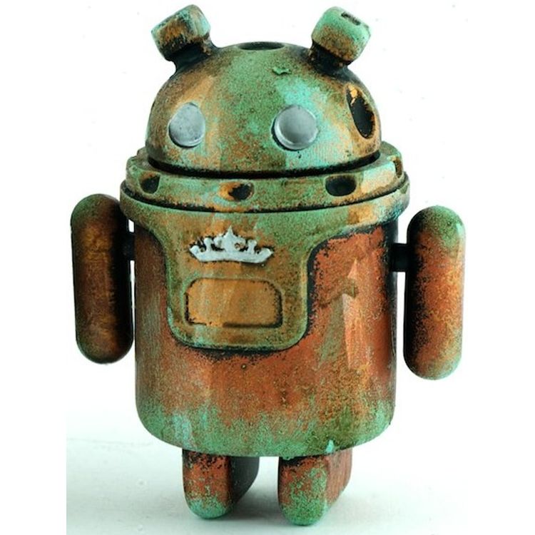 Reclamation Drones - Copper/Green (Two Eyed) by Cris Rose