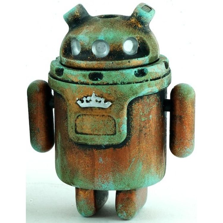 Reclamation Drones - Copper/Green (Three Eyed) by Cris Rose