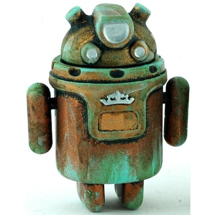 Reclamation Drones - Copper/Green (Grumpy) by Cris Rose