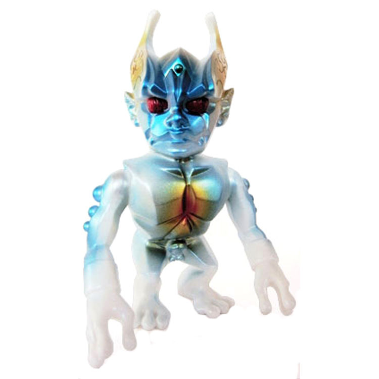 Mirock Evil - White w/ Blue by Mirock Toy (Yowohei Kaneko)