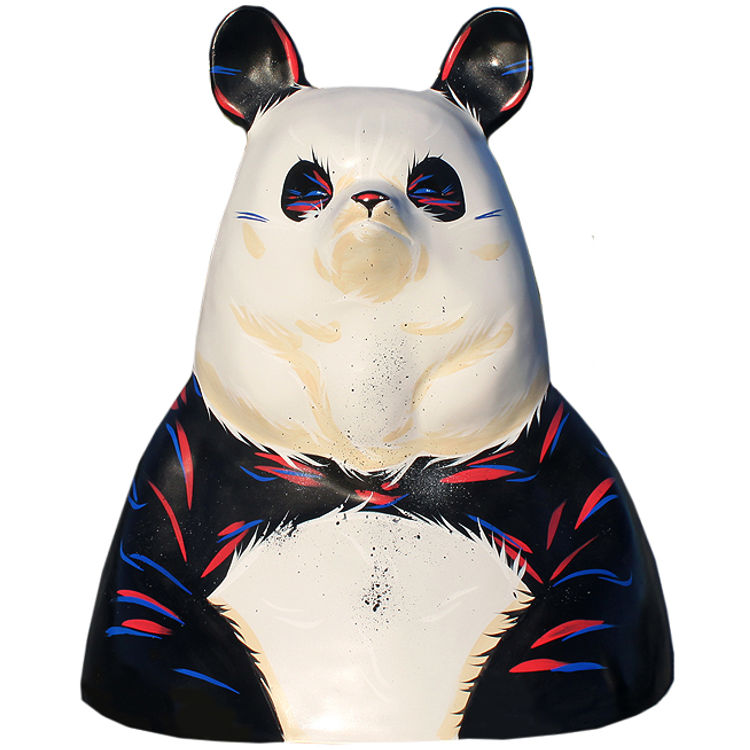 Gazer Panda Bust - 30" by Woes (Aaron Martin)
