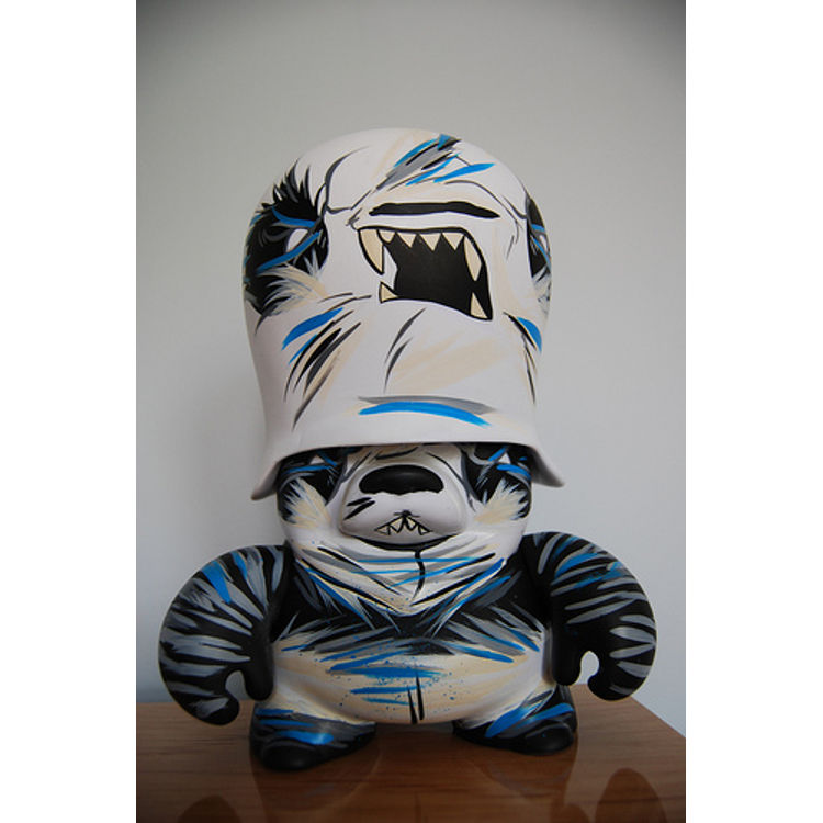 Woes Teddy Troop Helmet Face by Woes (Aaron Martin)