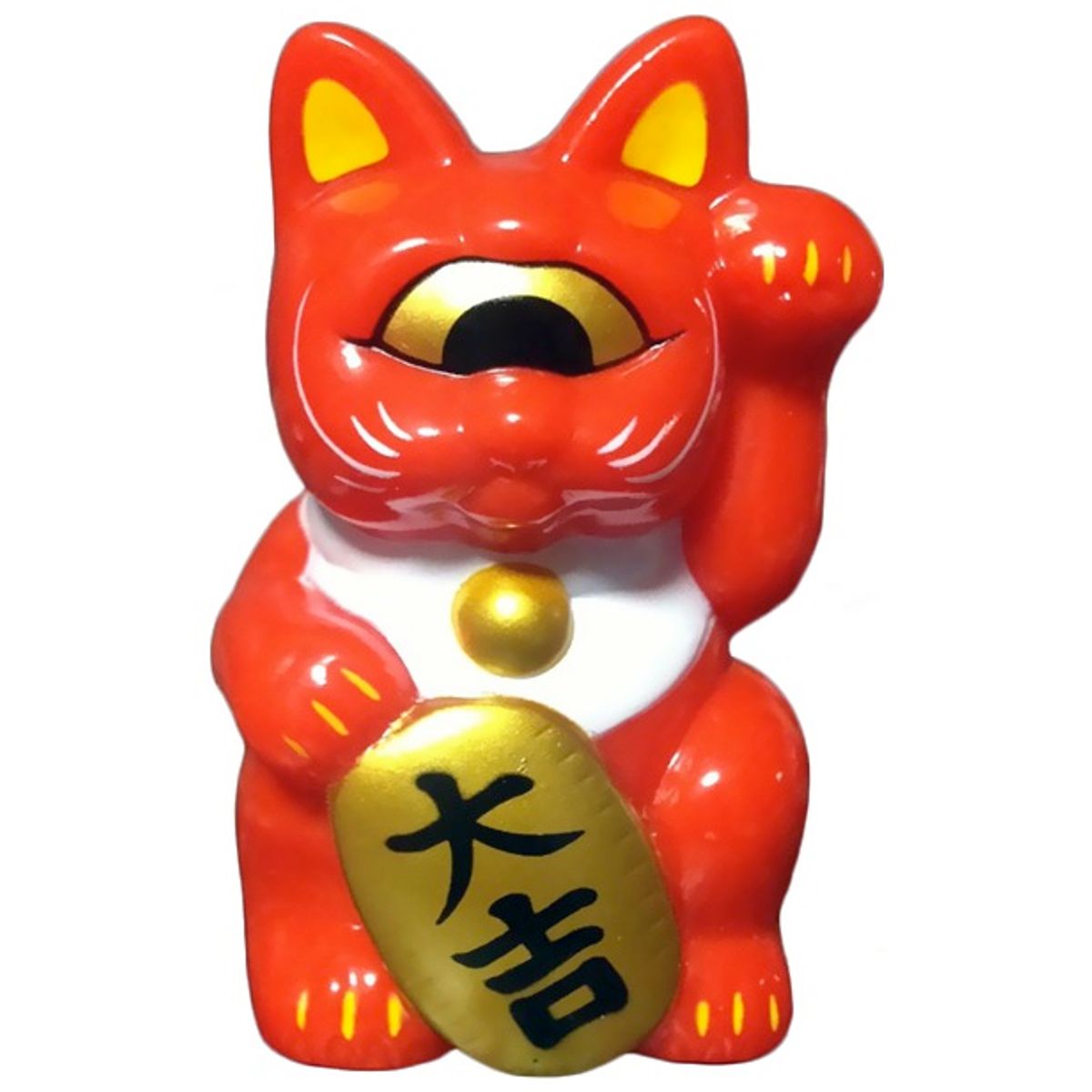 Mini Fortune Cat - Bright Red