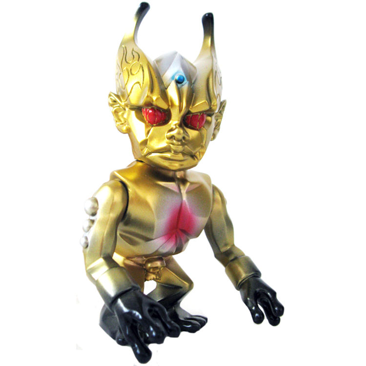 Mirock Evil - Gold w/ Black Hands by Mirock Toy (Yowohei Kaneko)
