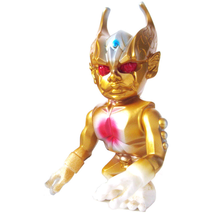 Mirock Evil - Gold w/ White Hands by Mirock Toy (Yowohei Kaneko)